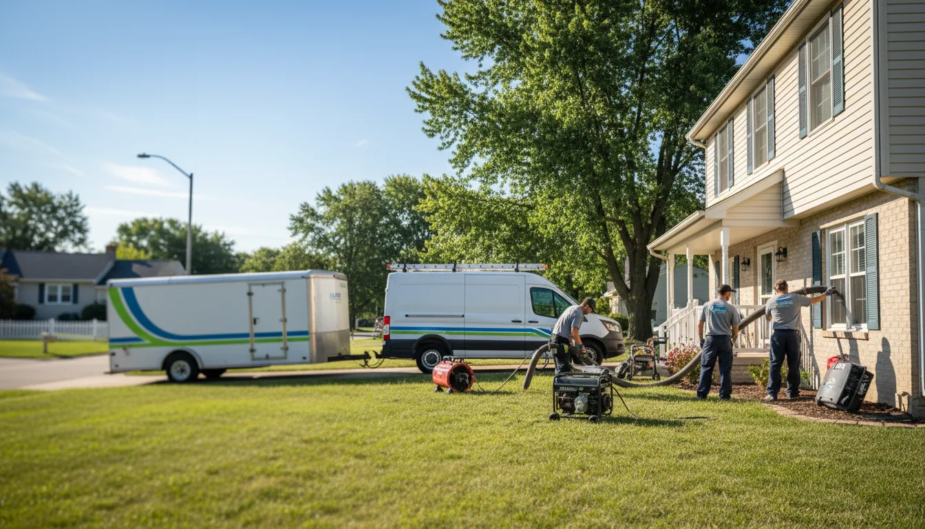 Flooded Basement Restoration And Cleanup With Repair in Weeping Water, NE near me